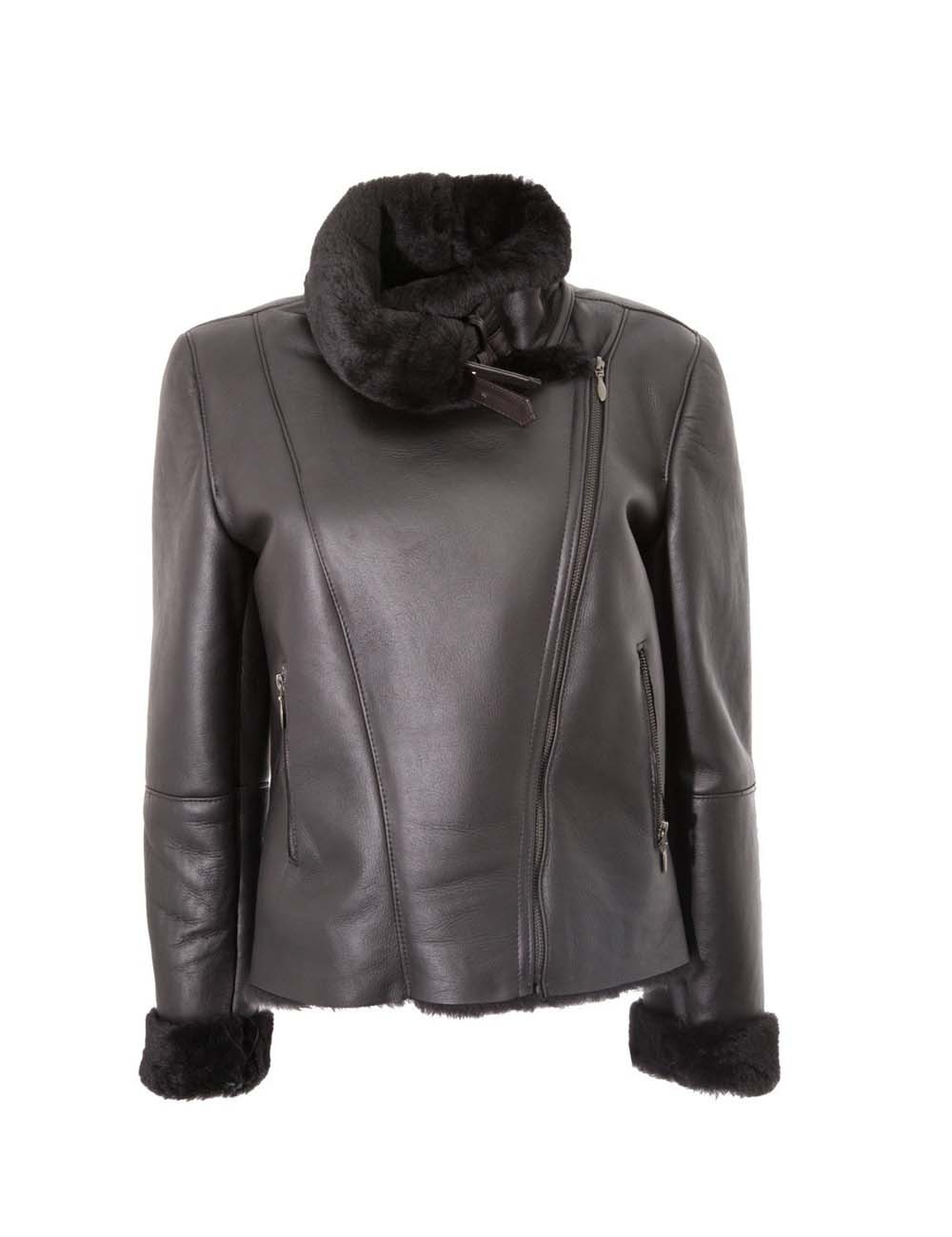 Veste cuir agneau ASTON , made in France DKS Cuir vêtements en