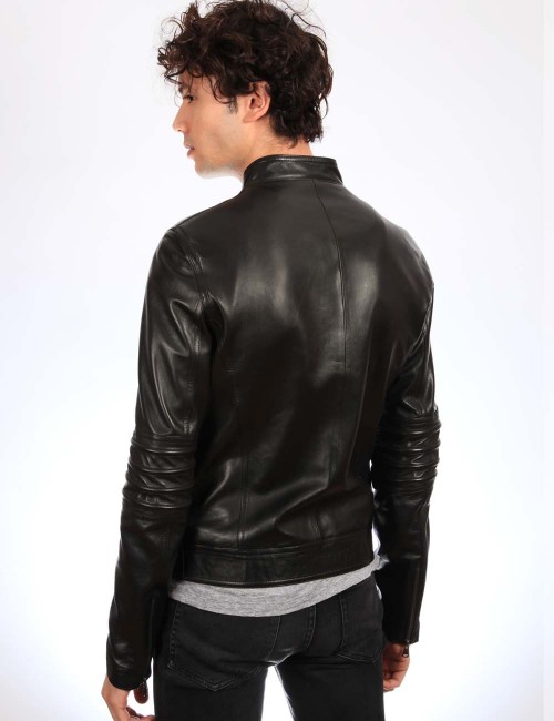 Blouson cuir ELY, made in France